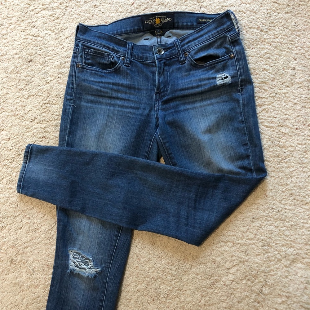 Lucky Charlie Super Skinny Jeans